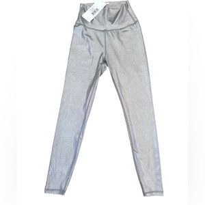 Allfenix Liquid Silver 7/8 Legging, size XS NWT